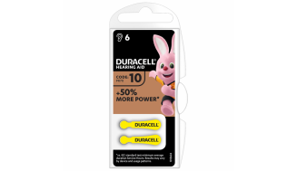 Батарейка  Duracell  ZA10 BL-6 для слуховых аппаратов 000643 01
